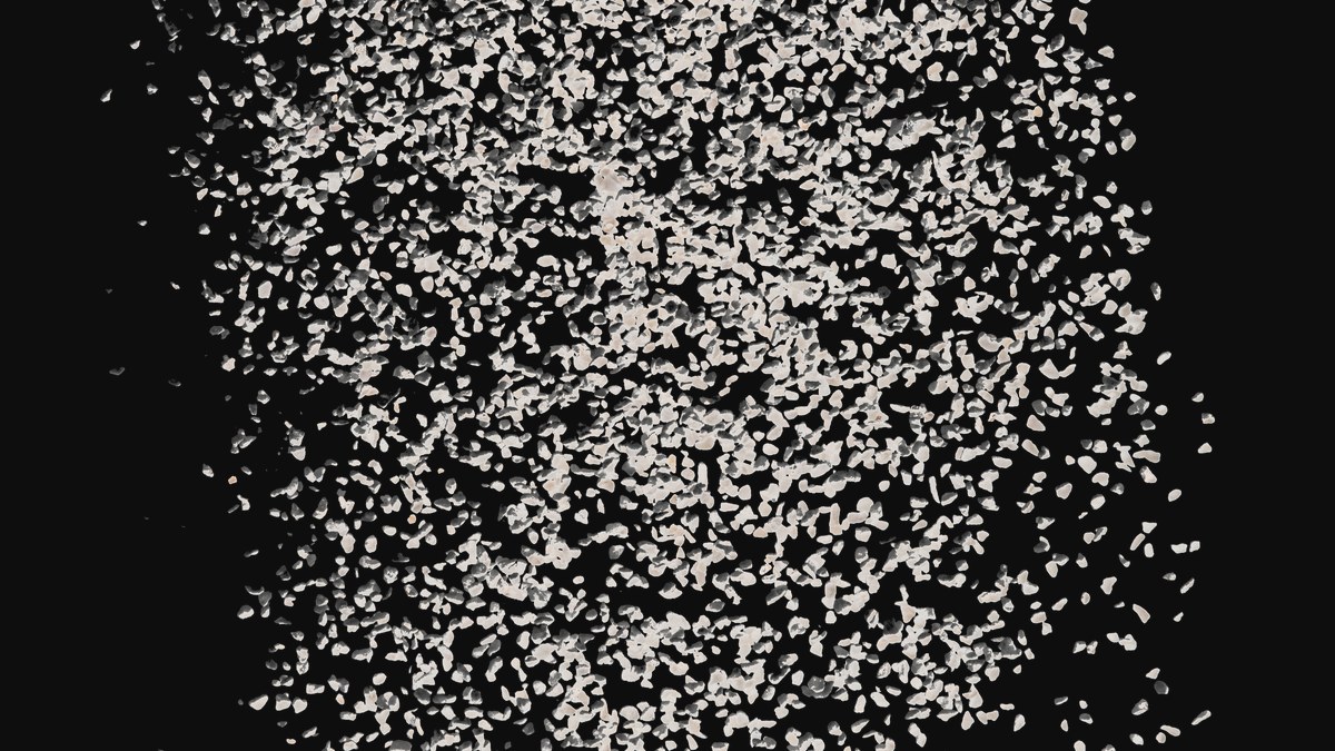 Falling perlite texture